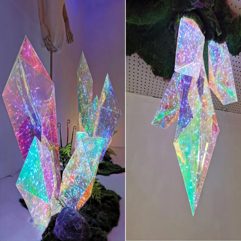 

LED diamond mountain ornament, wedding mall window decoration