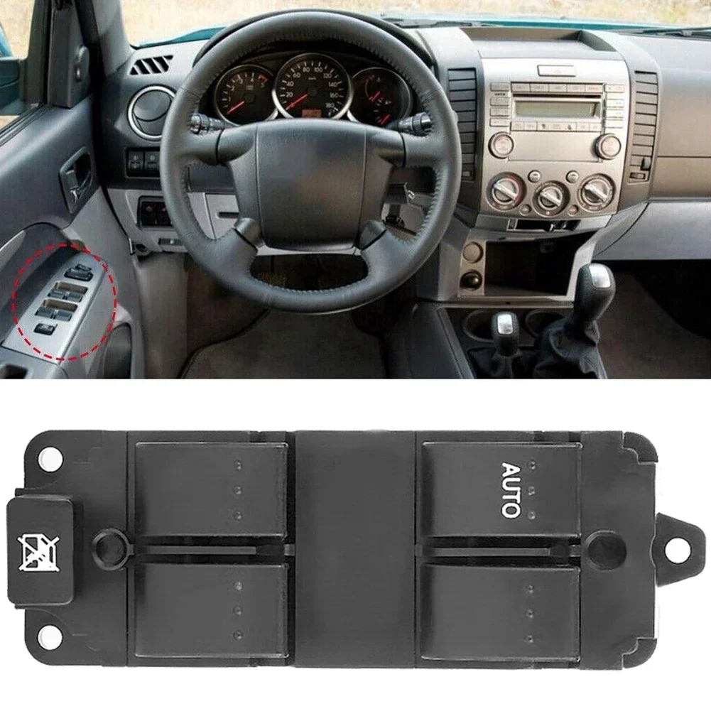 Power Master Glass Switch Car Accessories Driver Side Lifter Plastic Replacement UE8D-66-350 For Mazda BT-50 06-12