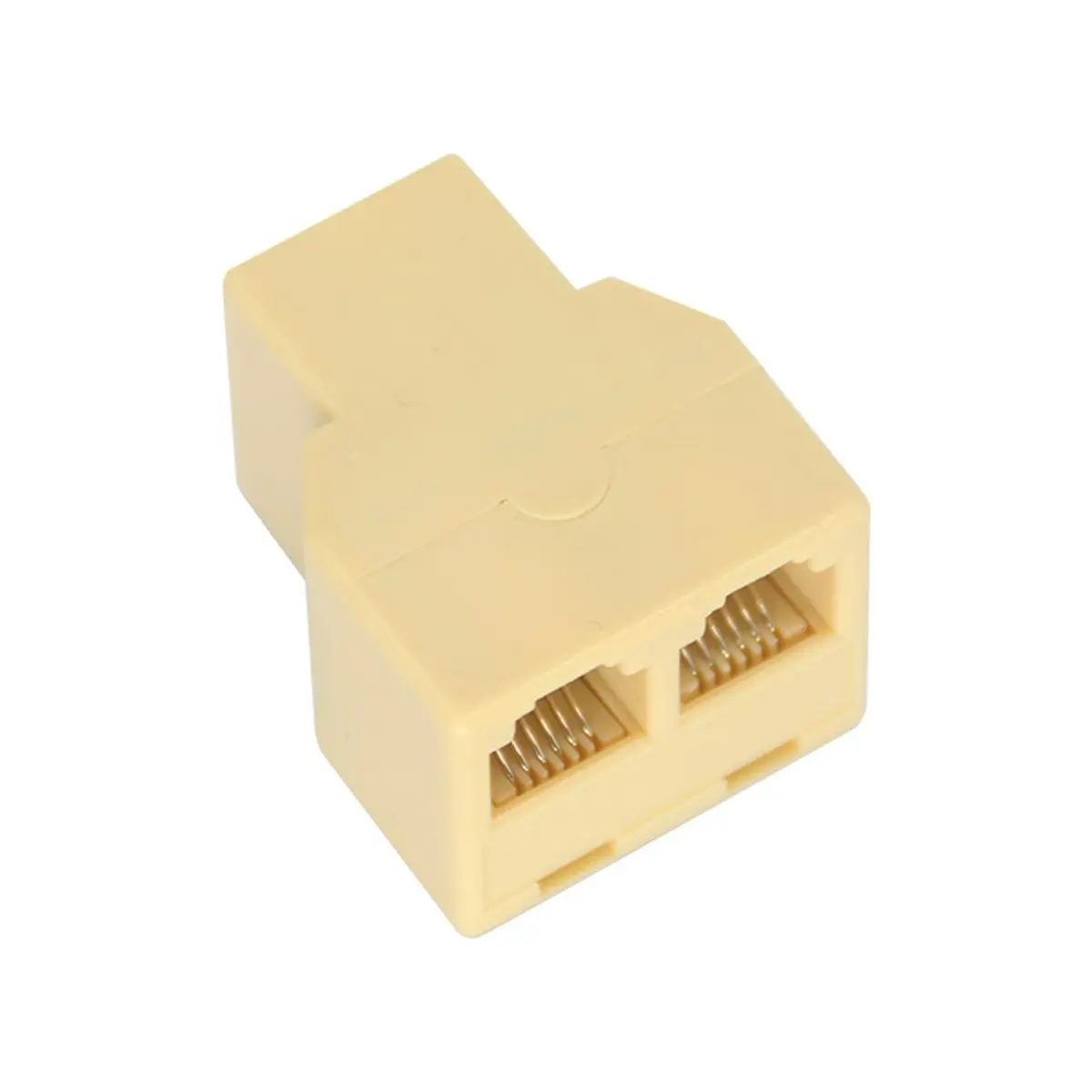 New Electronics 50CM RJ12 6P6C Coupler 2 Way RJ11 Telephone Cable Splitter Adapter Suitable for Telephone