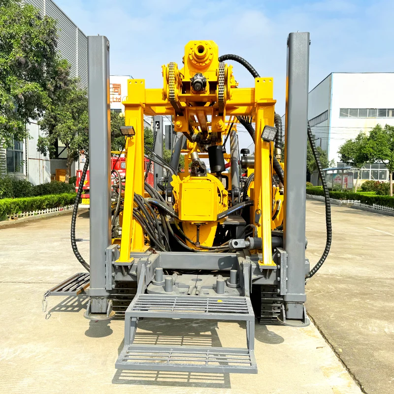 Customized Crawler & Wheel Mounted Top Drive Rotatory Geotechnical Engineering Exploration 1150ft Depth Well Mining Drilling Rig