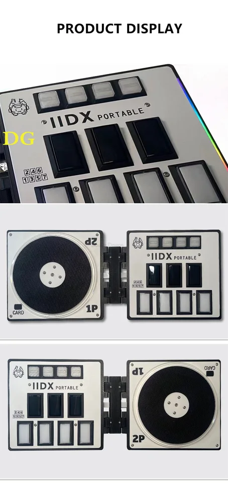 Beatmania IIDX Foldable Portable Controller Gen 3 - Arcade-Style