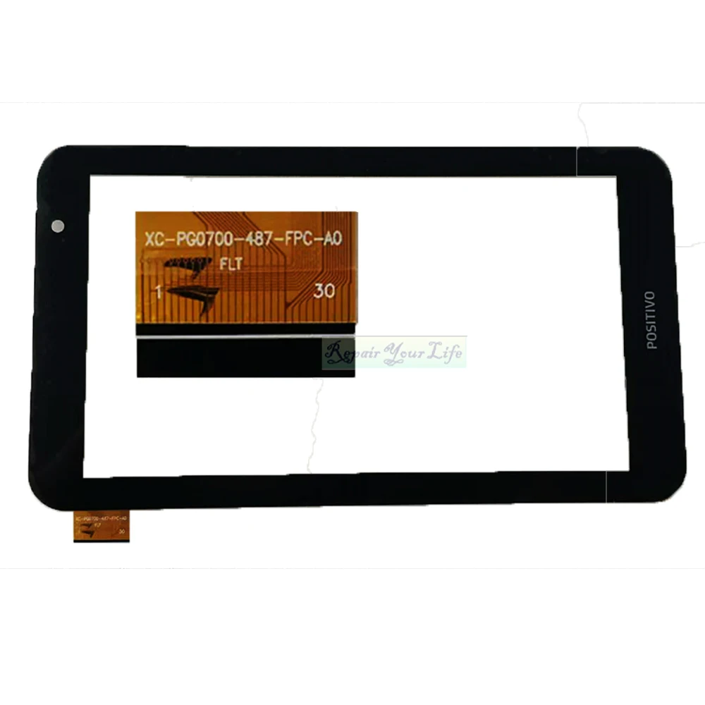 

10pcs/lot Tablet Touch Digitizer Glass XC-PG0700-487-FPC-A0 for Tablets POSITIVO Replacement Touchscreen Panel 7.0 inch 30pins