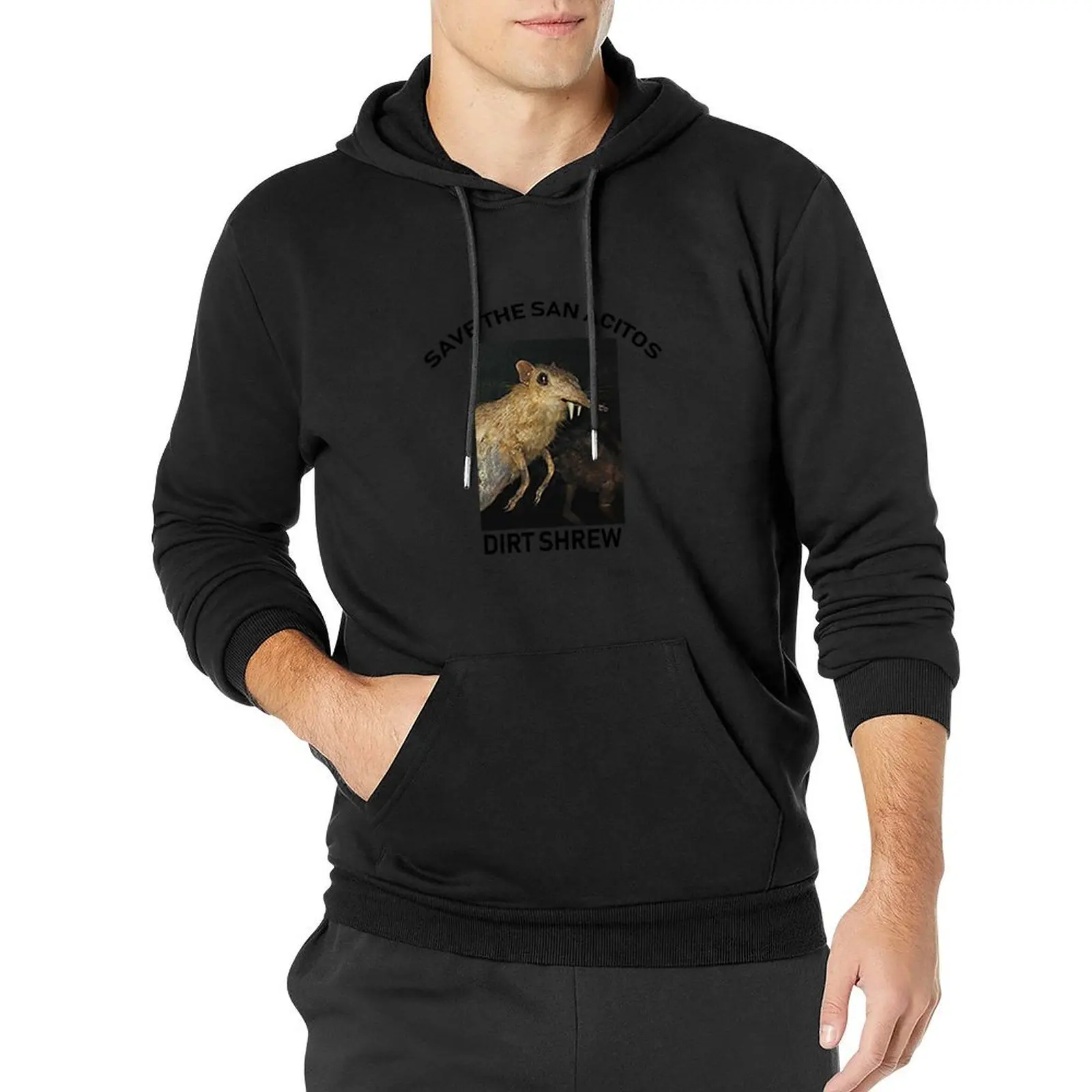 

Save the San Acitos Dirt Shrew Pullover Hoodie mens clothing men's clothes mens hoodies