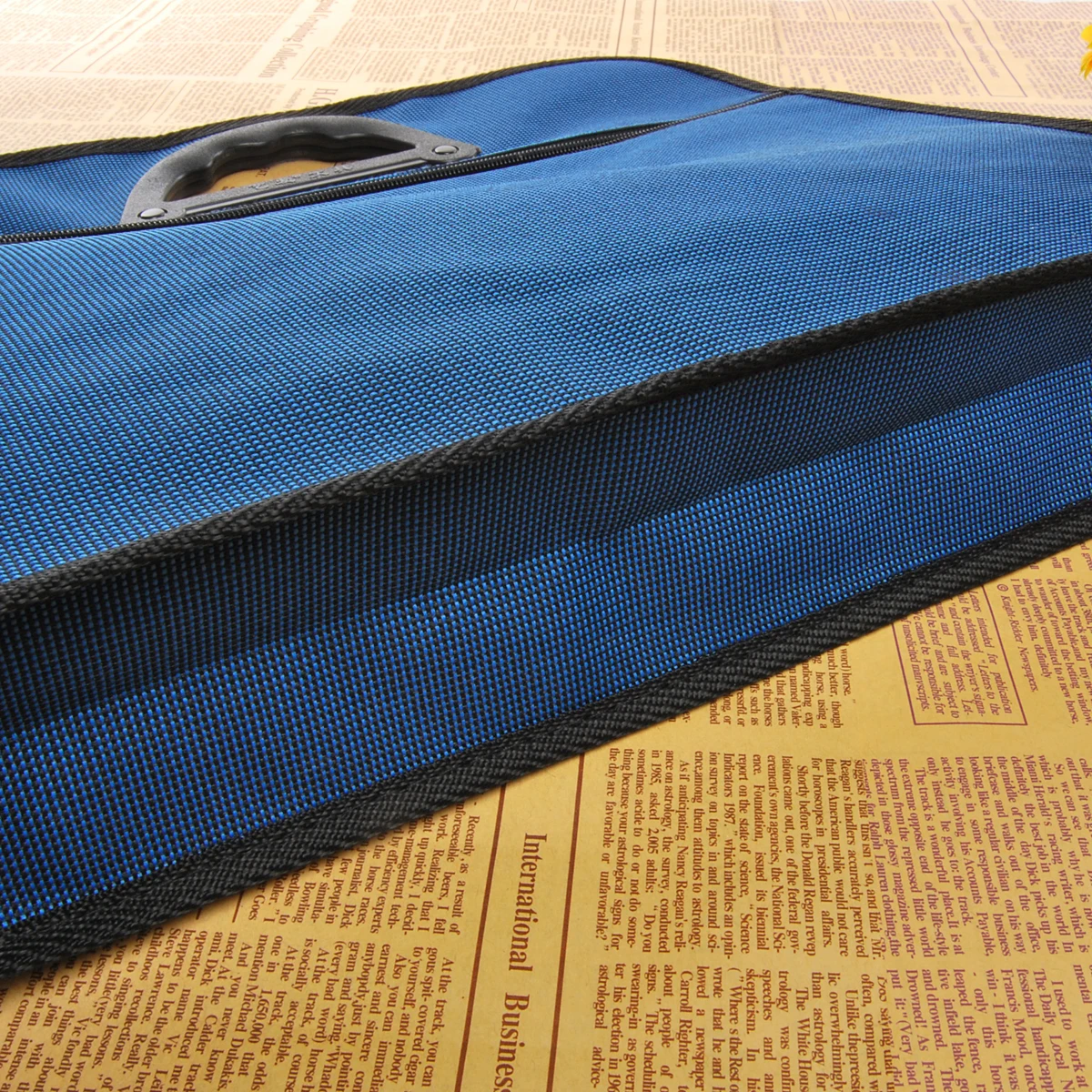 

Dark Document Tote Bag 40*8*34Cm Waterproof Portable File Pouch For A4 Papers Notebook Pvc Handle