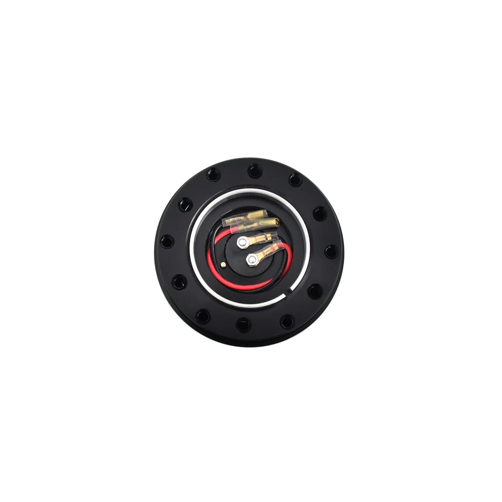 HYW Steering Wheel Quick Release Black Metal Laser Print Patterns Universal Drift Car Racing JDM Car Modification Parts