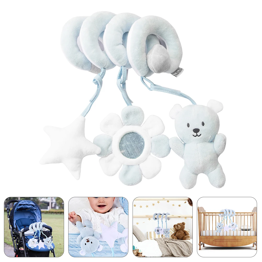 1pc Animal Baby Hanging Stroller Crib Bed Infant Toddler Skin-Friendly Adorable Gentle Soothing Educational Comfort