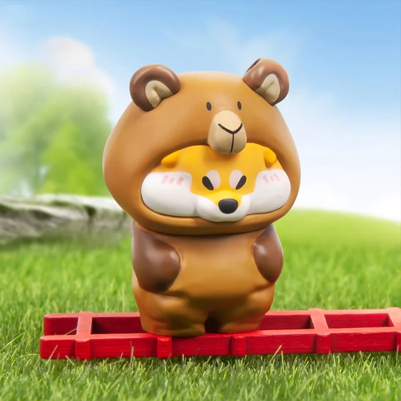 Un chai wolfberry lindo perro enganche colgante caja ciega muñeca Shiba Inu marea figura de juguete muñeca periférica lindos adornos de regalo