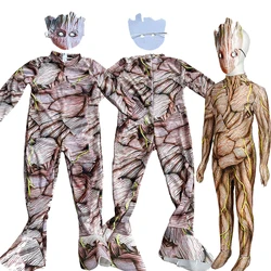 Movie Guardians Man Halloween Costumes of The Galaxy Groot Baby Cosplay Bodysuit Boys Jumpsuits Girls Carnival Party Clothing