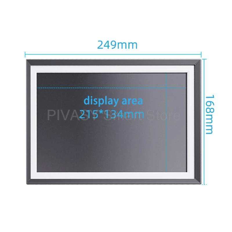 10 Inch Smart Cloud Photo Frame Frameo APP Touchscreen Electronic Digital Photo Frame 1280x800 Resolution WiFi Connectivity IPS