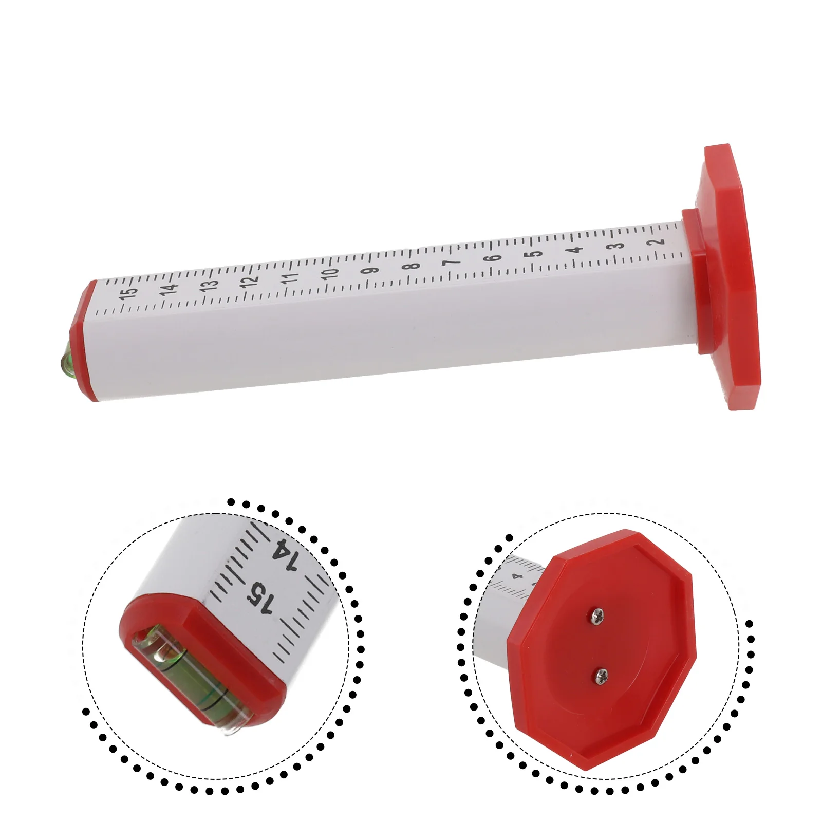 

High Precision Scale Tiles Tool Aluminum Alloy Ruler Body Double Sided Scale Equal Height Ruler Leveling Ceiling