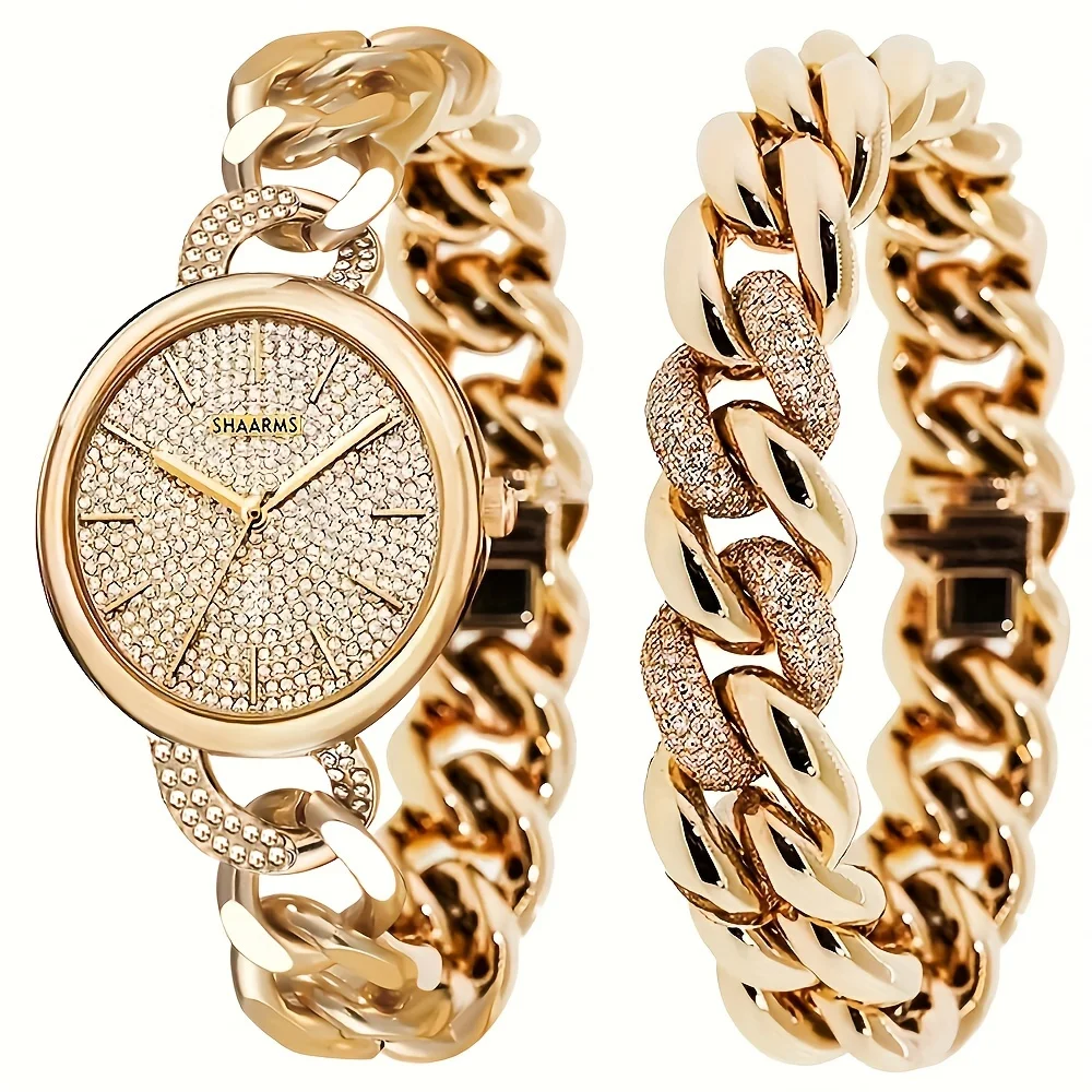 3Pcs Woman's Versatile Quartz Watch Set, Holiday Gift For Friends, Colleagues On Anniversary, Christmas, Thanksgiving