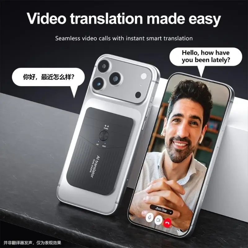 

Integrated Video Call Translator With Real Time Subtitles AI Technology Multilingual Device For Clear Conversation K1KF