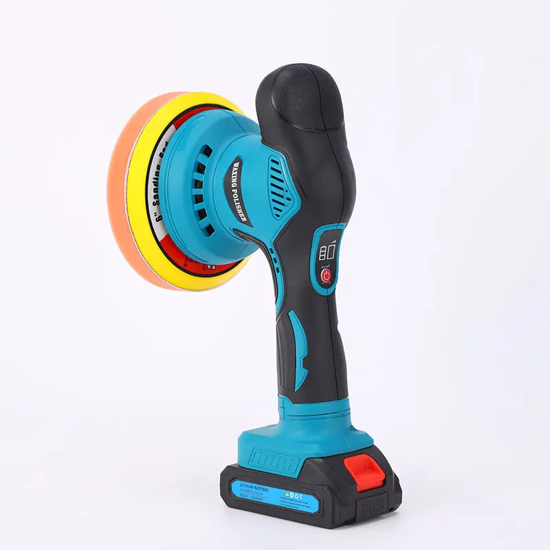 Car Wireless Polisher Car Body Electric Polisher Adjustable Speed 21V Wireless Eccentricity Automotive Polishing Machines