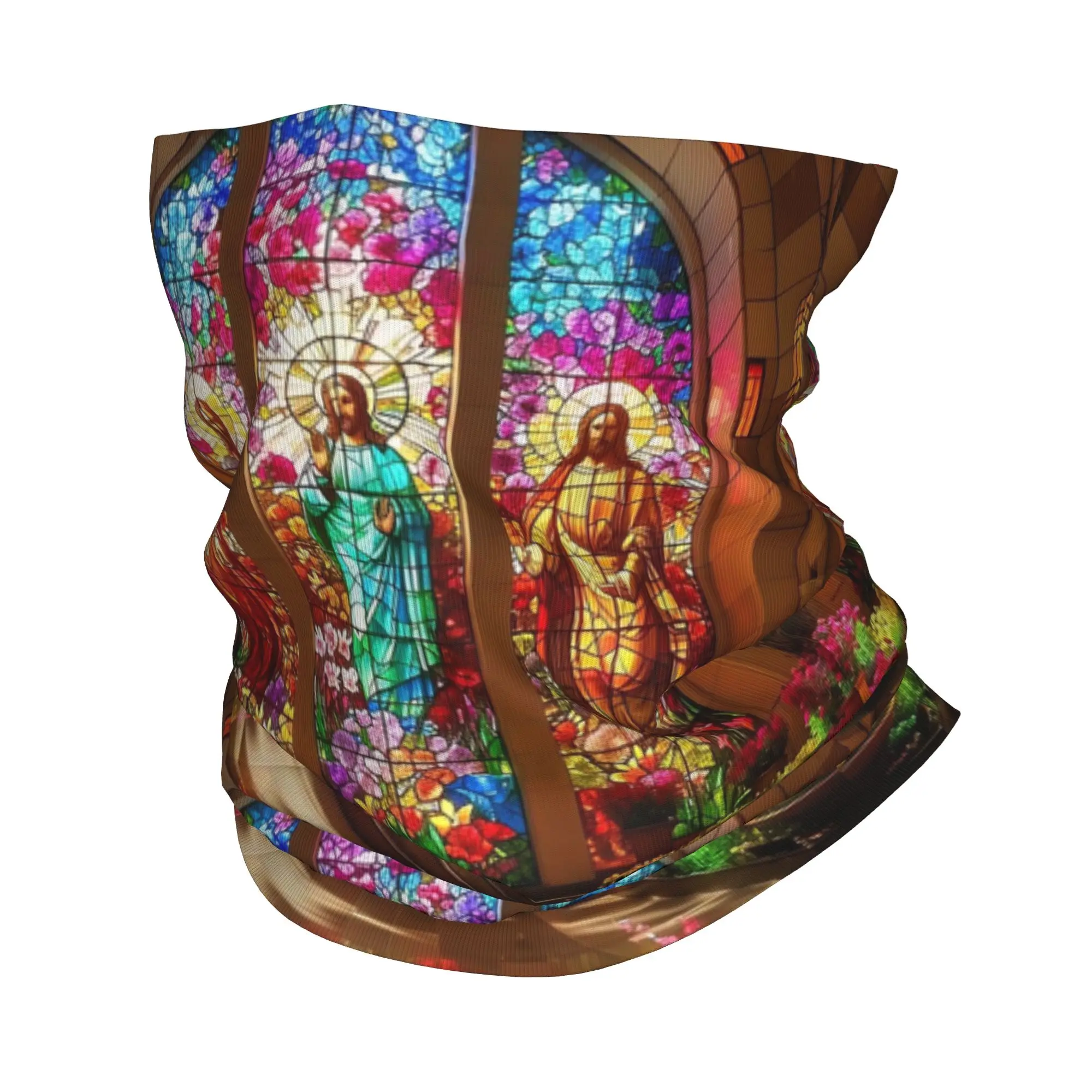 

Resurrection of Jesus Christ Bandana Neck Gaiter Printed Wrap Scarf Multifunction Face Mask Hiking Fishing Unisex Adult