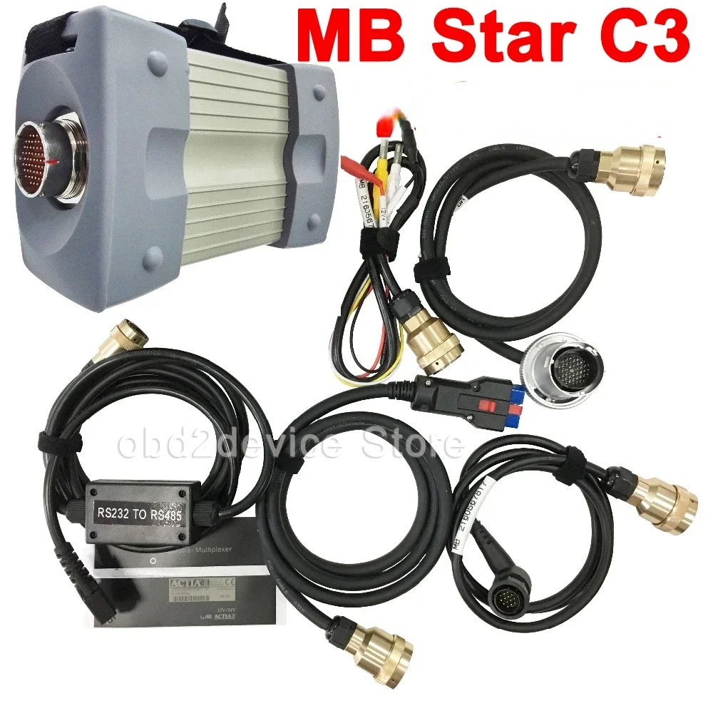 

MB STAR C3 Car Diagnostic Software forBenz car truck test MB C3 SDconnect RS232 RS485 cable MB car truck diagnostic Tool C3 mux