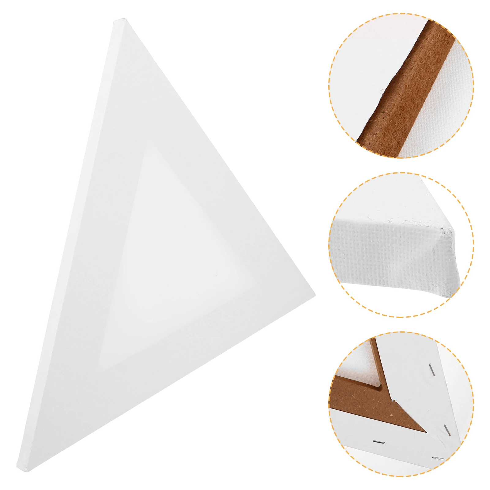 

Triangular Oil Painting Frame Blank Canvas Board Blanks Boards for Artist Drawing