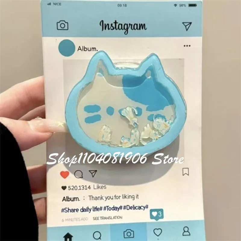 

Корейский магнитный держатель для телефона с милым котом Griptok Grip Tok, подставка для телефона для iPhone 16, аксессуары Magsafe Smart Tok