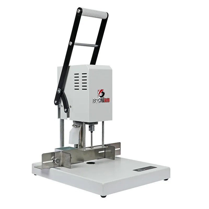 

DK10 Single Hole Electric Hole Punching Machine Hollow Drill Financial Office Loose Leaf Notebook Drilling Machine Effortless