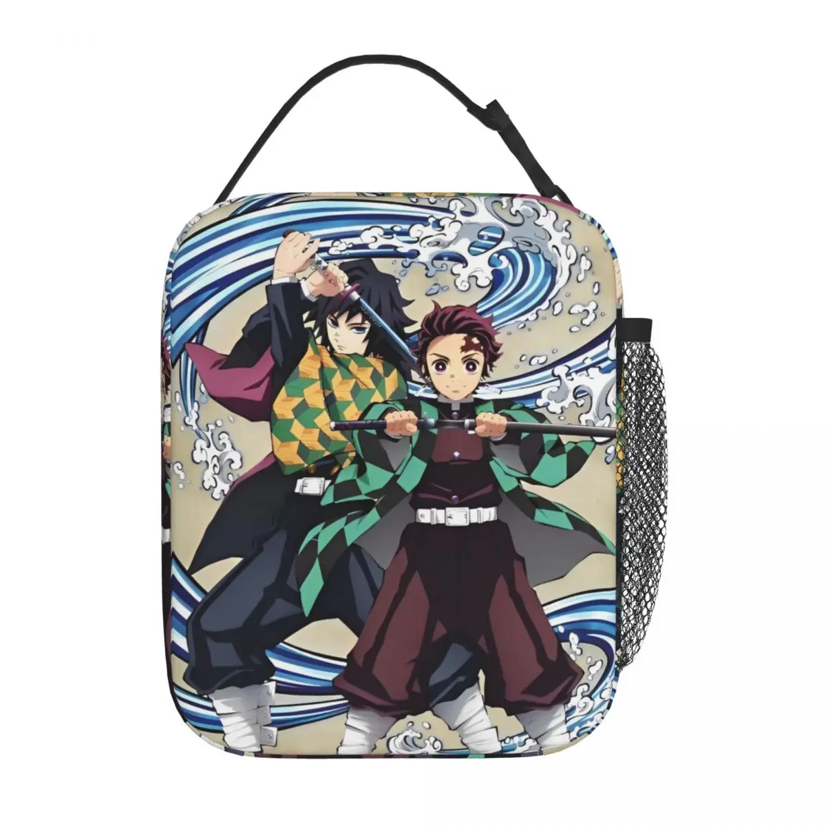 

Anime Demons Slayers Manga Insulated Lunch Bags Thermal Bag Meal Container High Capacity Tote Lunch Box Men Women School Picnic