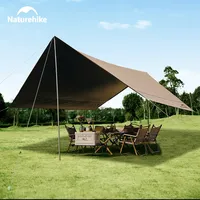 Naturehike Camping Outdoor Sun Shelter UV Waterproof PU18000 Picnic Tarp Large Space Sunshade Protective Black Coating Canopy