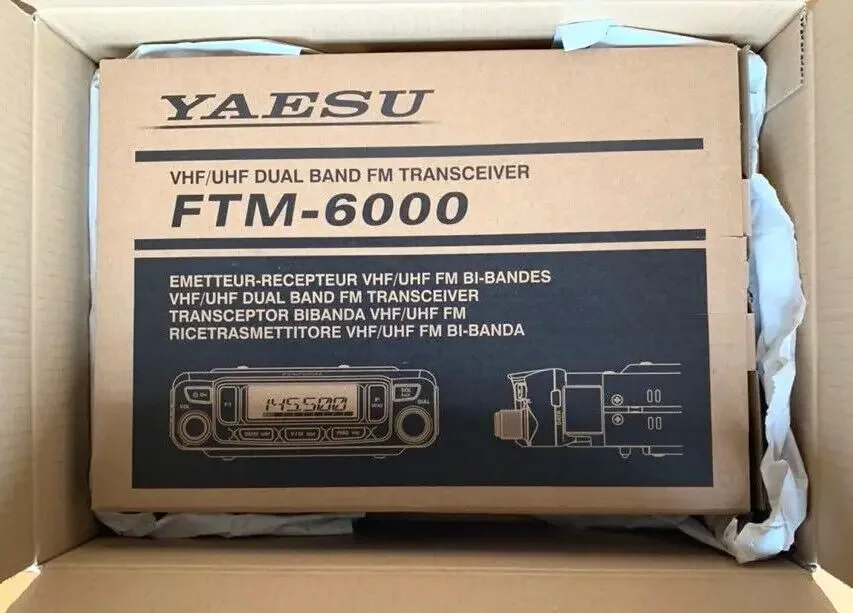 Imagem -04 - Yaesu-transceptor Móvel fm Dual Band Ftm6000 50w 144 Mhz 430mhz