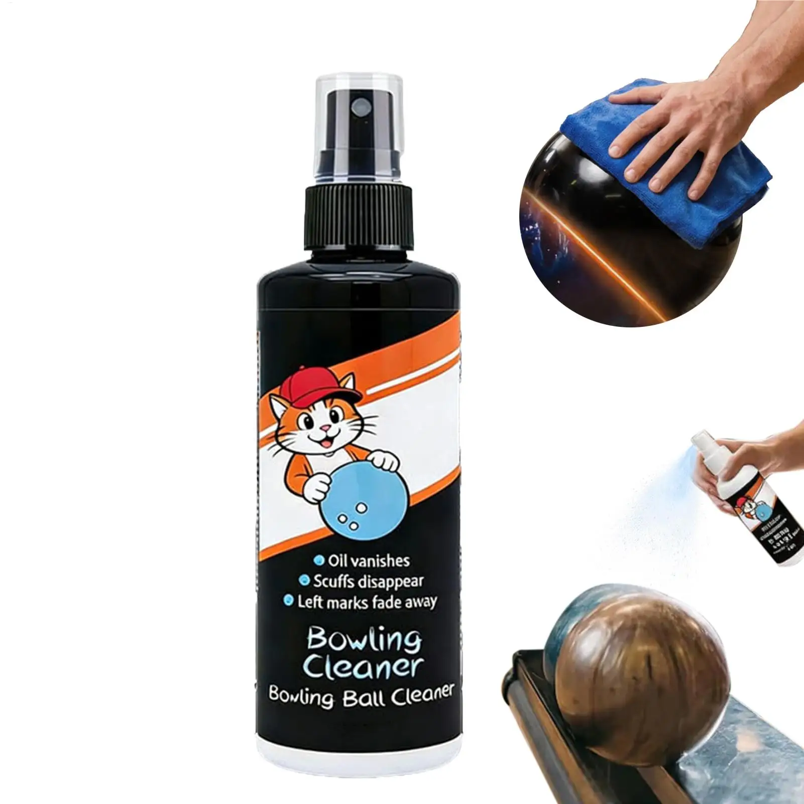 1pc Bowling Ball Cleaner 100ml Restoring Grip Cleaning Solution Bowling Ball Shine For Billiard Restoration Home Gym Court Men