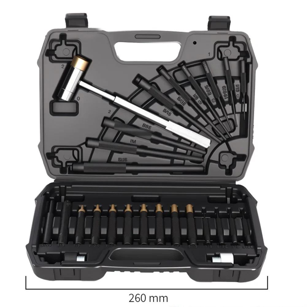 Versatile Hammer Smart Hammer Tool Organization Multiple Materials Complete Toolkit Punch Set For Metal And Wood
