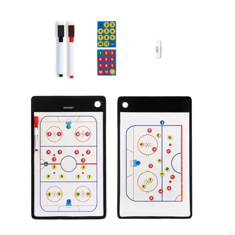 Basketball Coaching Clipboard with Dry Erases Marker and Magnets, Basketball Dry Erases Board for Coaches Football Sport JOME