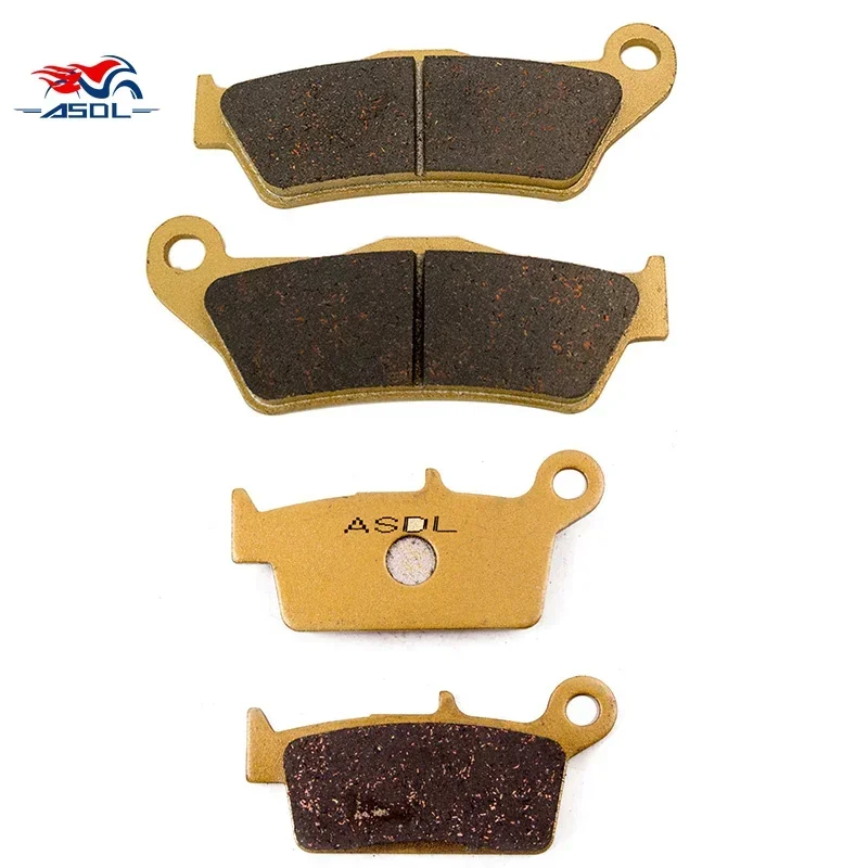 

530cc Motorcycle Accessories Front Rear Brake Pads Disc Tablets For TM SMX530F SMX530 SMX 530 F 2001-2004 Enduro EN 125 2T EN125