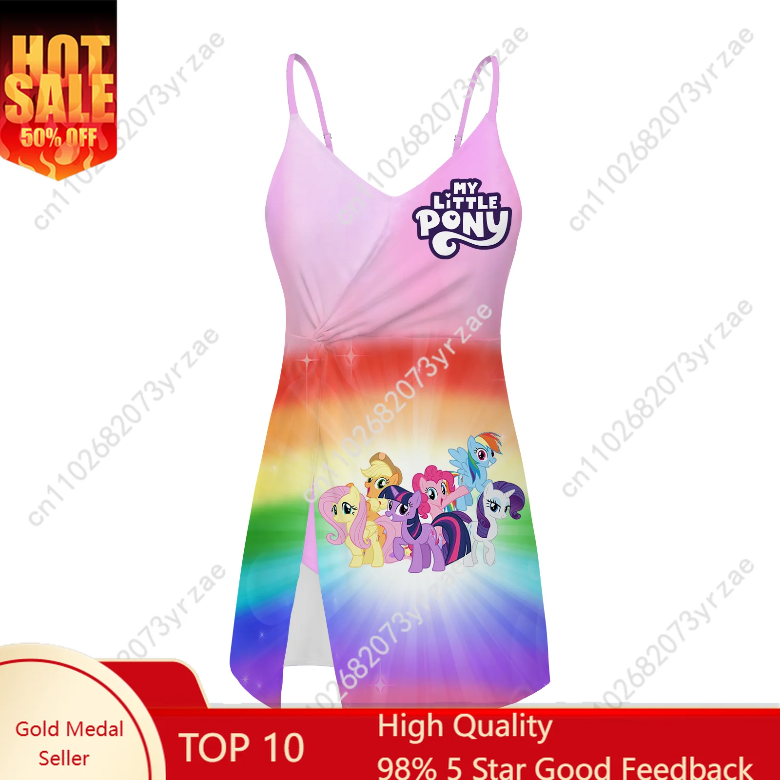 

My Little Pony Swimsuits Womens Bathing Suit Friends Fashion Comfortable Custom Sexy Bikini Cosplay Swimsuit