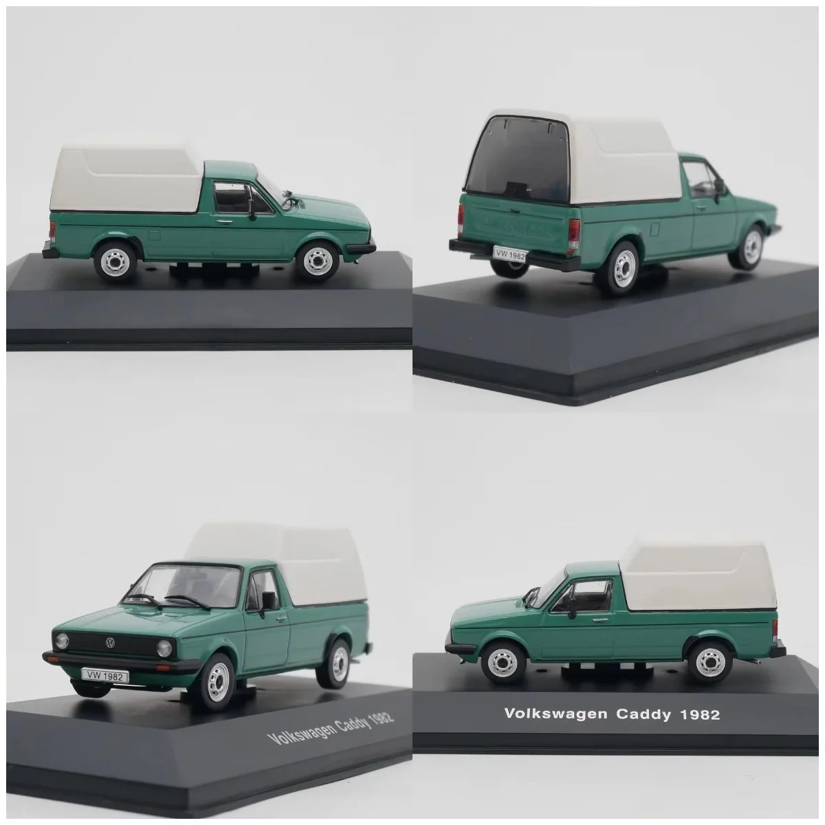 

Diecast 1:43 Scale IXO 1982 VW Caddy Pickup Alloy Car Model