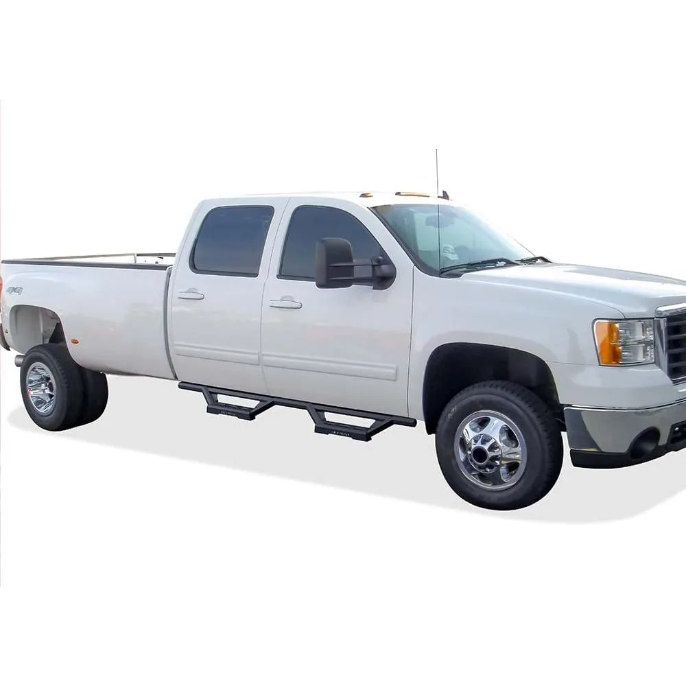 Pedane con gradini compatibili con Chevy Silverado GMC Sierra 2001-2006 Crew Cab e 07 Classic |   Lato in acciaio inossidabile 304