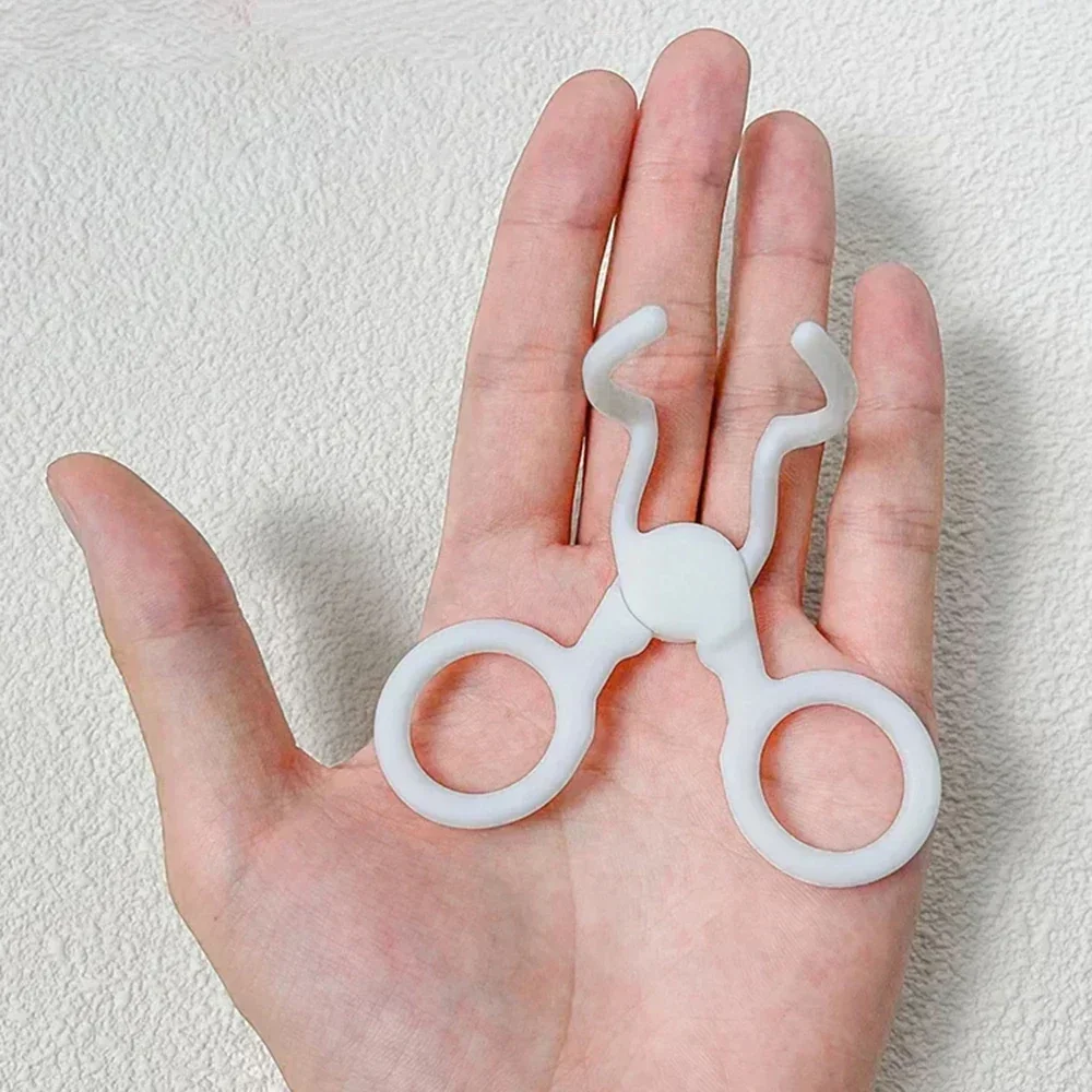 العناية بالعين عدسات لاصقة الواضع مزيل البلاستيك لينة المدببة الملقط قضيب دعم الجفون مساعد ارتداء أدوات عدسة الملحقات #3