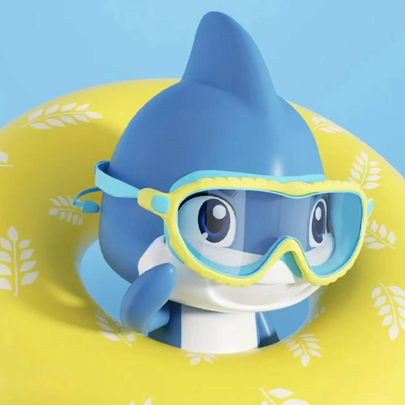 Kids Goggles For Swimming Anti-Fog UV Protection Youth Swim Glasses For Diving Holiday Surfing Pool River Vacation Summer view 4