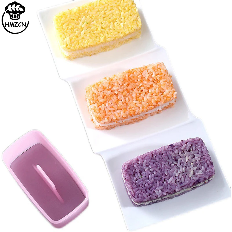 Kit de prensa de Musubi para hacer Sushi, molde Rectangular para Sushi, mumubi Hawaiano, Sushi, Kimbab, Onigiri, accesorios de cocina, novedad