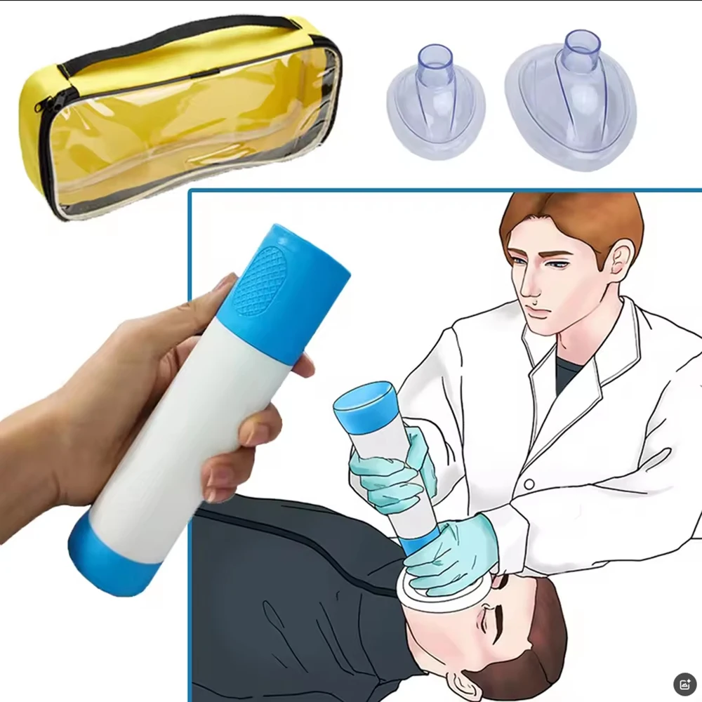 Anti-Choking Heimlich Maneuver Rescue Device with Face Mask Emergency Home First Aid Kit for Adults & Children Anti-Asphyxia