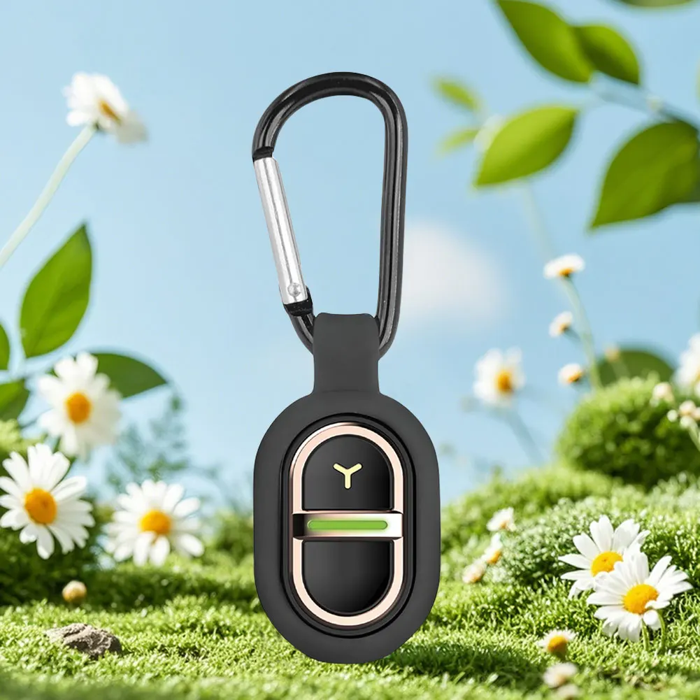 Ultrasonic Mini Mosquito Rechargeable Portable Mosquito Repeller with Carabiner for Outdoor Camping