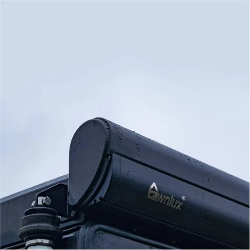 مظلة STLF Awnlux مثبتة على الجانب للتحكم اليدوي للمنزل المتنقل والقافلة RV الخارجية