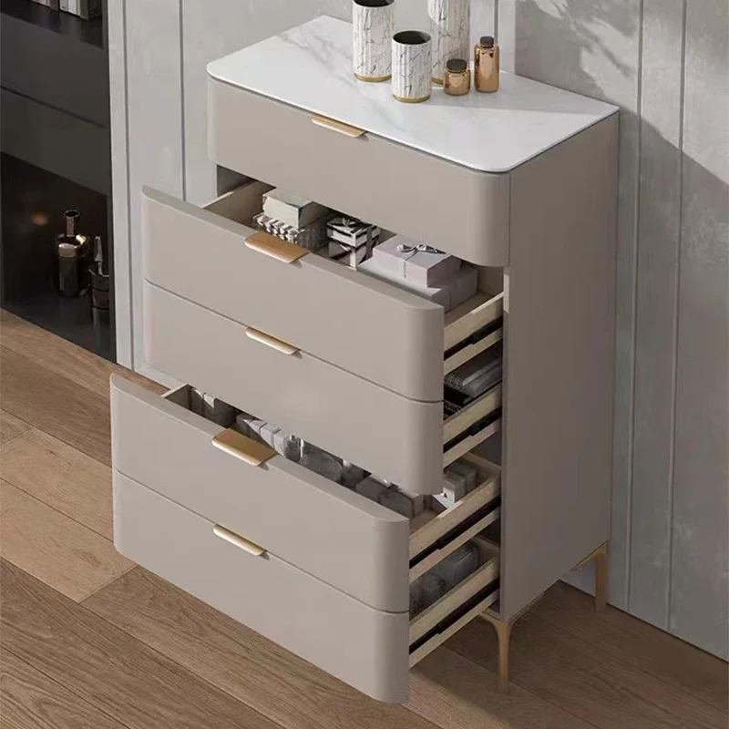 Storage Drawer Living Room Cabinets Bathroom Tall Locker Pantry Display Cabinet Side MeuHDe Rangement Nordic Furniture HD50LC