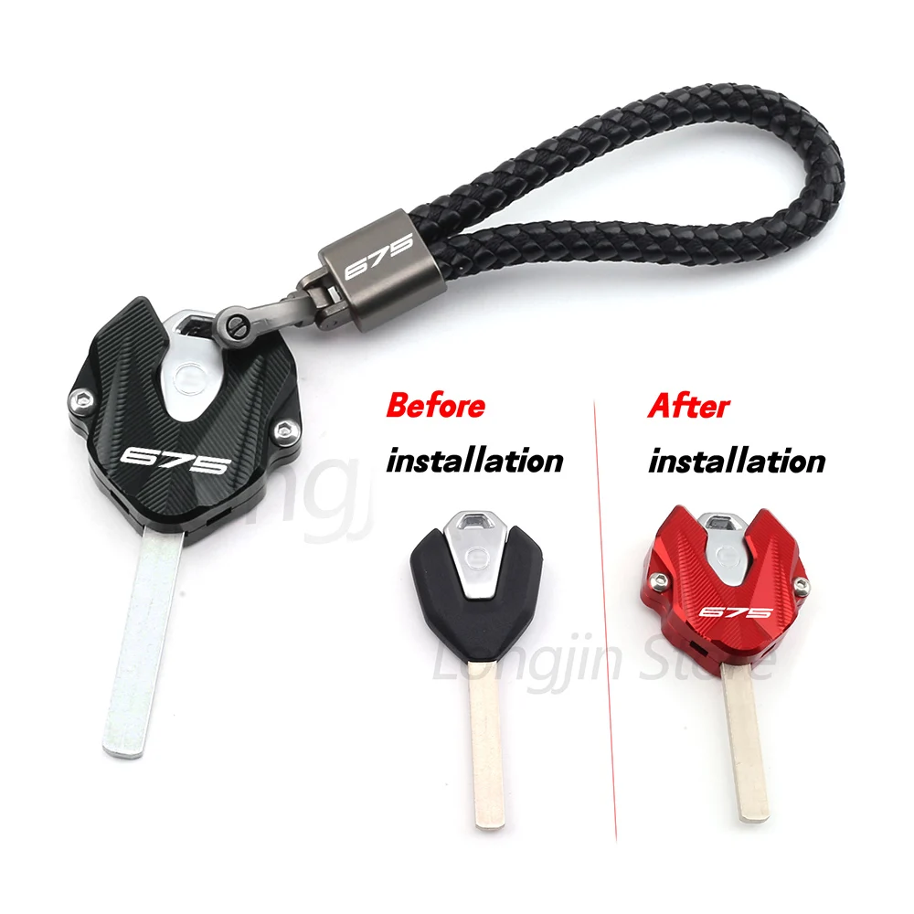 For Cfmoto 675NK 675SR 675SR-R 675SS 675 NK SR SRR SS 2024 2025 2026 Motorcycle Key Cover Shell Case Keychain Accessories