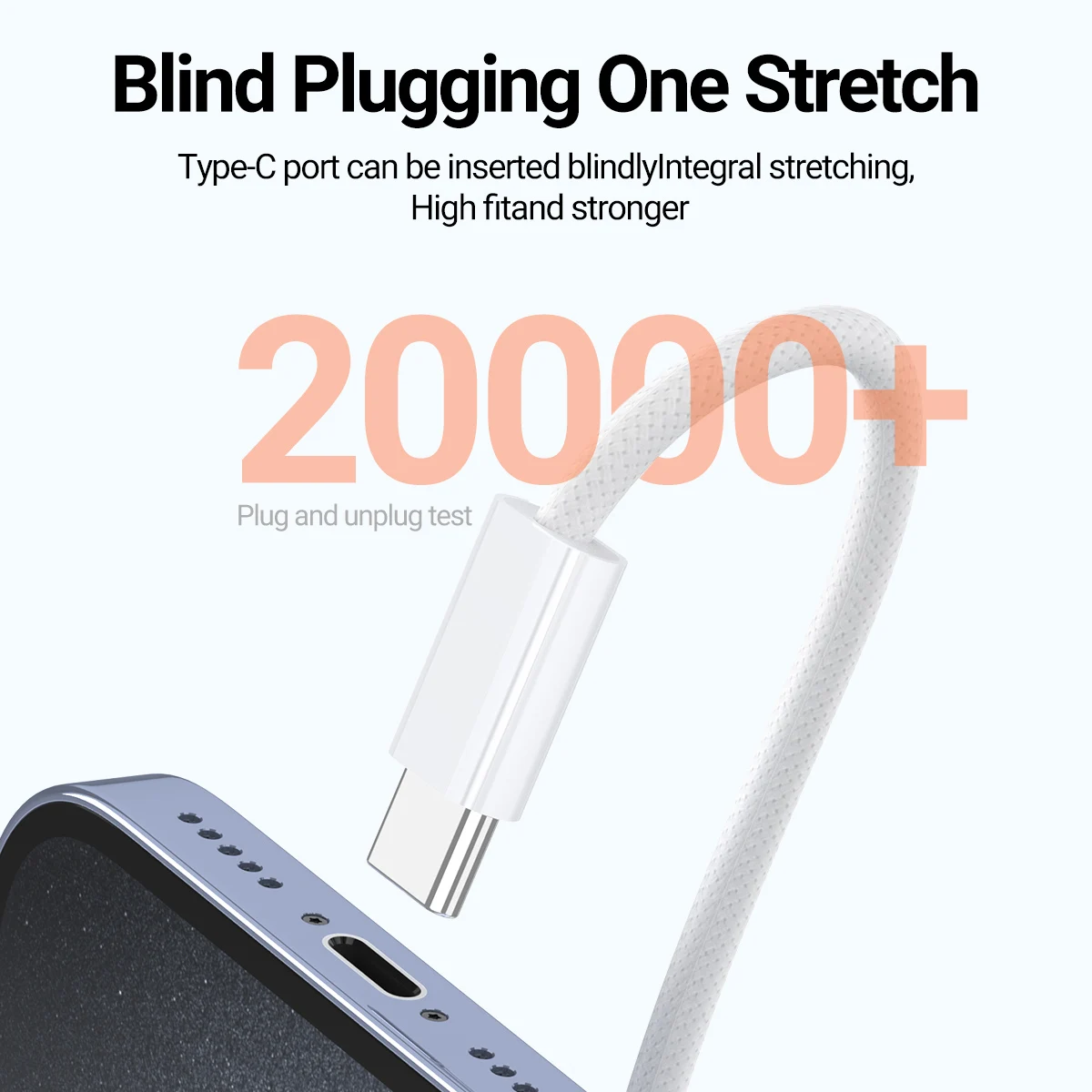 고팔라 나일론 편조 100W USB C to USB C 케이블, 삼성 S24, S24 +, S24 울트라, S23 +, S23 울트라, 맥북, 아이패드 프로 에어, 픽셀 화이트