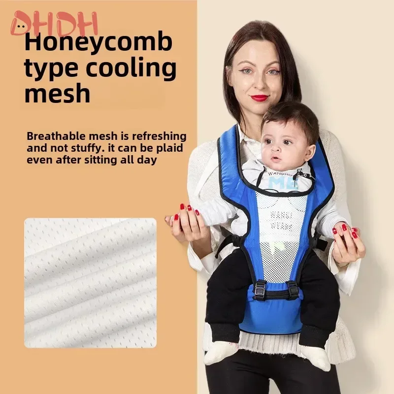 حقيبة ظهر مريحة لحمل الطفل مع مقعد الورك لحديثي الولادة متعددة الوظائف لحديثي الولادة وحمالة الخصر ومقعد للأطفال حديثي الولادة #3