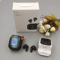 HTC NE20 Bluetooth V6.0 Earphones AI Translation Earbuds TWS Sport Headphone Ultra HD Screen Long Battery Life Wireless Headset