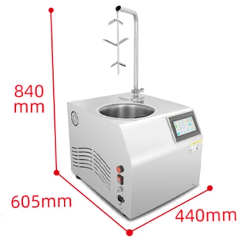 NP-348 Dispensador automático comercial de chocolate caliente de 7L, máquina de pulverización y templado, fusión de chocolate