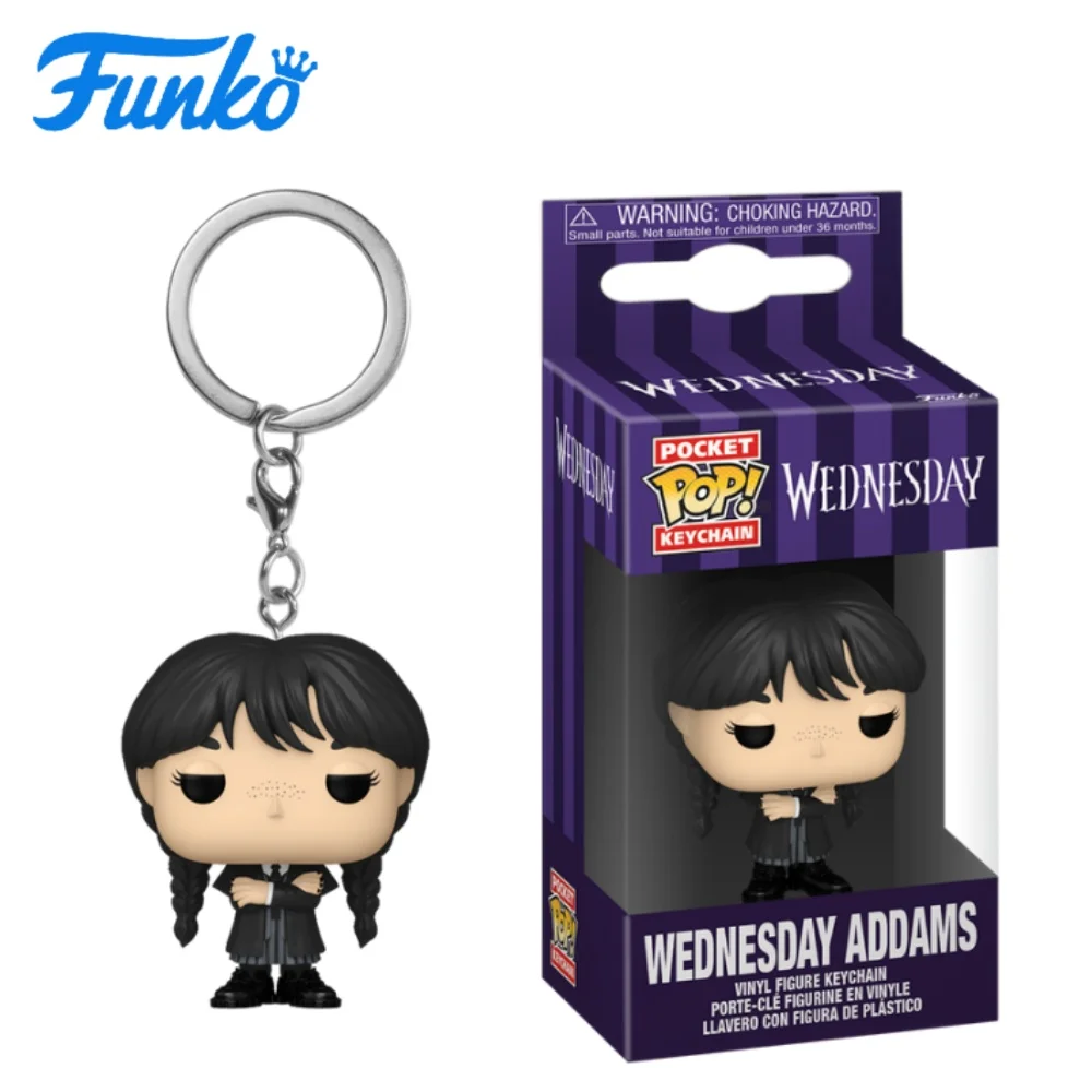 

Funko Pop Keychain: Wednesday Season 2 - Wednesday - New Year's Gift - Great Gift for Friends and Family for Christmas, New Year, and Birthdays, Pop Culture Decoration, Birthday Gift, Comic Book Collectible, Officially Licensed Merchandise, Premium Collec
