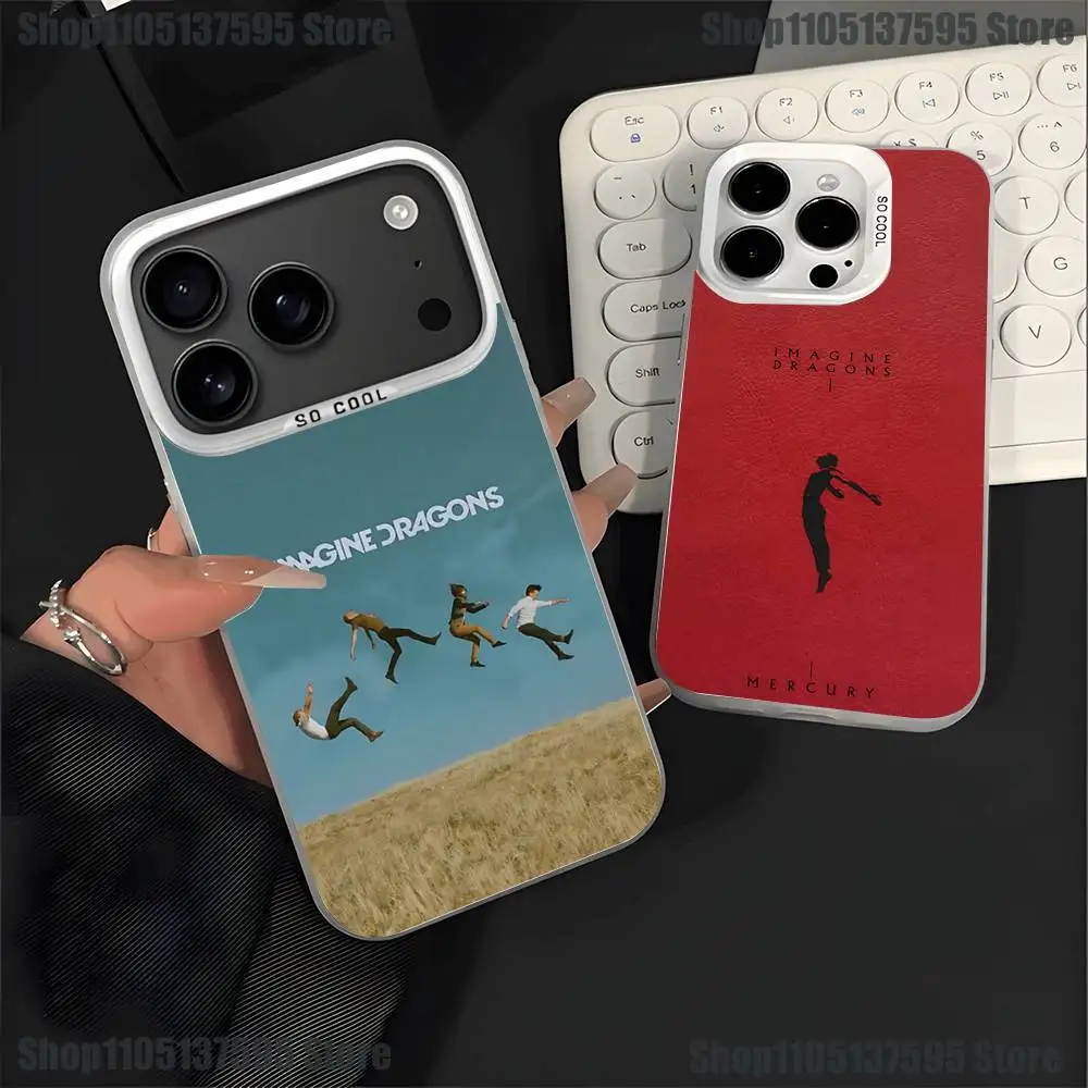 

I-Imagine Dragons Loom Band Phone Case For iPhone 17,16,15,14,13,12,11,Pro,XS,Max,Plus,Mini,SE4,E White Matte Shockproof Cover