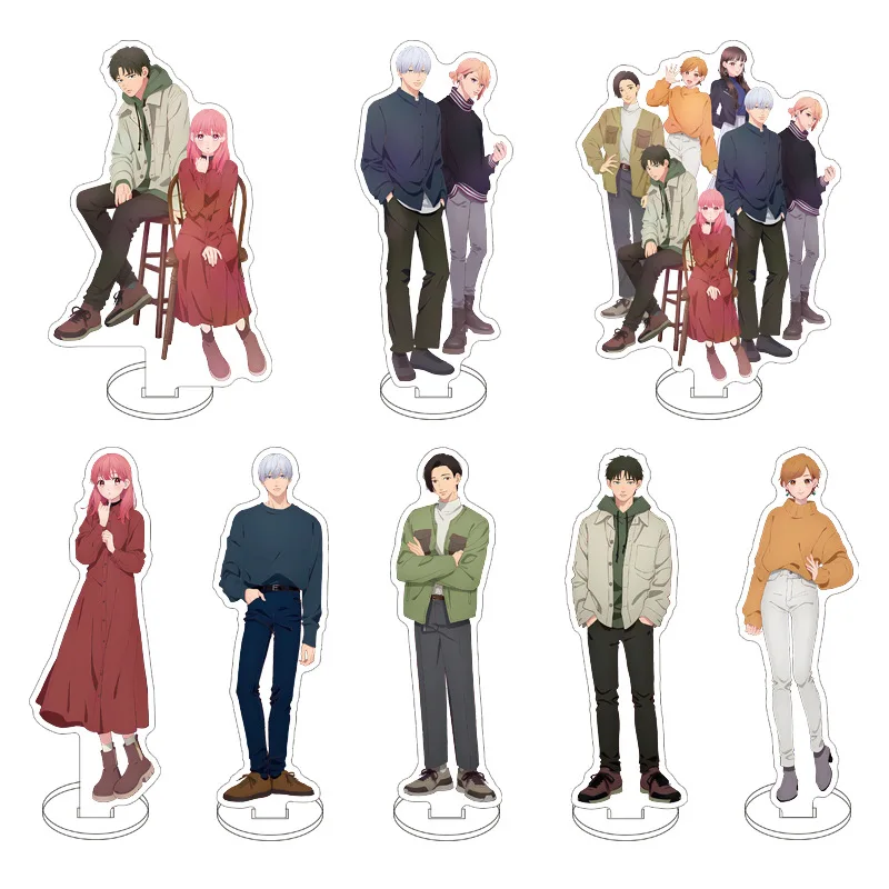 Figura de Itose Yuki Nagi Itsuomi, un signo de afecto, merchandising de anime, soporte acrílico, modelo de placa, adornos de escritorio, llavero