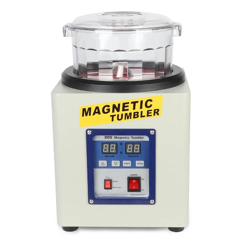 

KT-185 Motor-Driven Magnetic Tumbler Jewelry Polishing & Grinding Machine with Easy Operation
