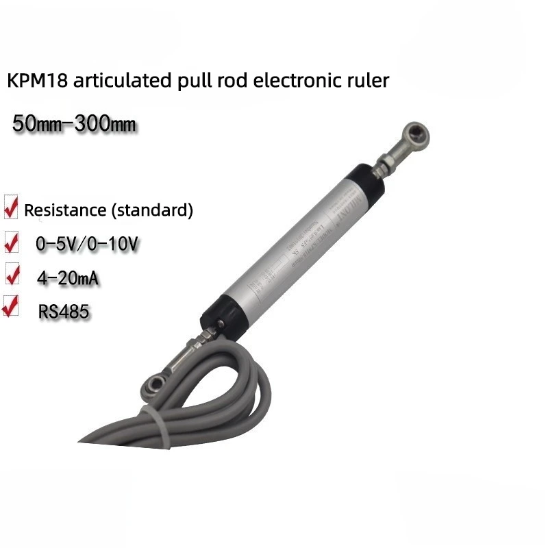 Articulated High-precision Potentiometer Displacement Sensor Kpm18 50-300mm Resistance Ruler Pull Rod Type