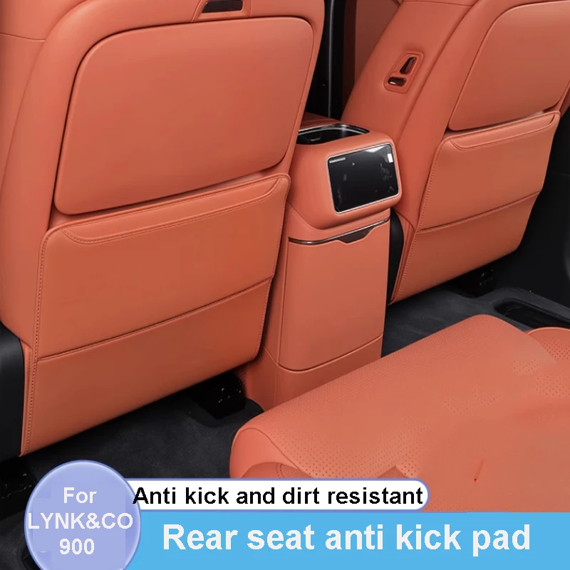 

For Geely LYNK&CO 900 2025-2026 Seat Anti Kick Pad Rear Anti Dirty Car Anti Kick Pad Protective Interior Modification Accessory